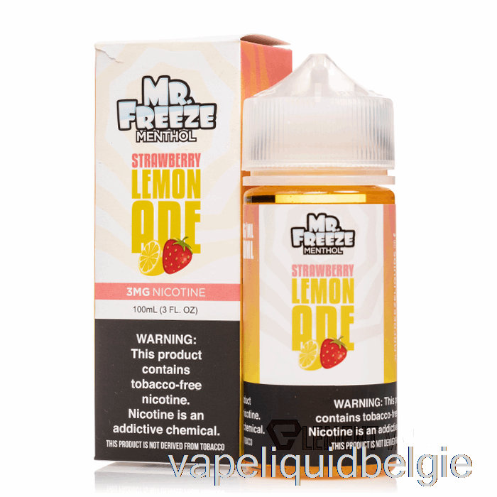 Vape Vloeibare Aardbeienlimonade - Mr Freeze - 100ml 0mg